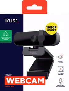 Trust Tanor - 1080p Full HD web-kamera (musta)