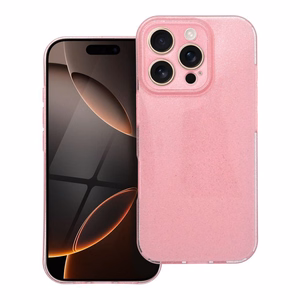 Suojakuori iPhone 16 PRO:lle kirkas suojakuori 2 mm Blink vaaleanpunainen