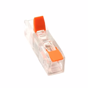 Suora vipuliitin johdoille, 1 tulo / 1 lähtö, 0,2–4,0 mm², 32 A, 450 V, 100 kpl