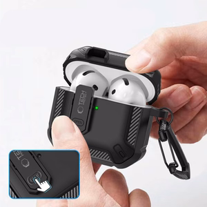 Tech-Protect Carbonox Case for AirPods 4 - Black