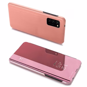 Clear View Kotelo Samsung Galaxy A03s (166.5) vaaleanpunainen