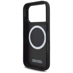 BMW M Perforated Stripe Logo MagSafe Suojakuori iPhone 17 Pro:lle - Harmaa