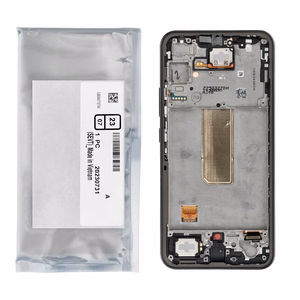 ServicePack LCD-näyttö SAMSUNG A34 5G:lle musta A346B GH82-31201A