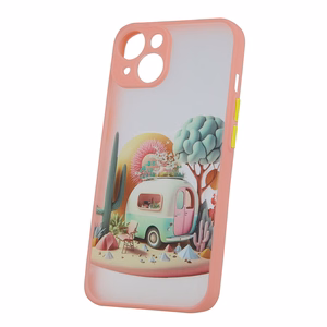 Ultra Trendy suojakuori iPhone 14 6,1' Travel pinkki