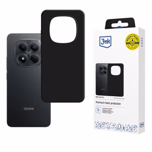 3mk Matt Case Pro -suojakuori Xiaomi Redmi Note 15 Pro 4G:lle, mattamusta