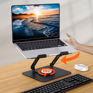 Säädettävä, pyörivä, ergonominen kannettavan tietokoneen teline 10–17″ LAPTOP STAND ROTO MT2662