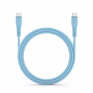 Kaapeli USB A - Micro USB Forcell F-Energy QC3.0 2,4A 18W Silicone 1 m C341 sininen