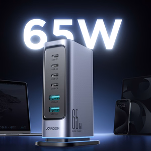 Charger Joyroom (JR-TCM02) (4xUSB-C; 2xUSB; 65W) black