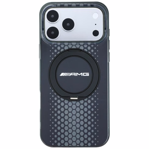 Mercedes AMG IML Double Layer Urban Line with Ring Stand MagSafe Case for iPhone 18 Pro Max / 17 Pro Max - Black