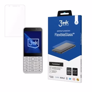 Nokia 230 DualSim 2024 – 3mk FlexibleGlass puhelimen näytönsuoja