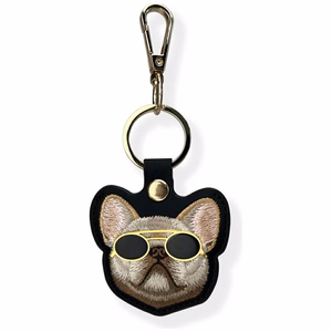 Nimmy Glasses Cool Dog Tracker/Avaimenperan Suojakuori - musta