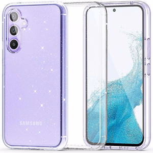 Tech-Protect FlexAir Hybrid Suojakuori Samsung Galaxy S23 FE:lle - läpinäkyvä-glitter
