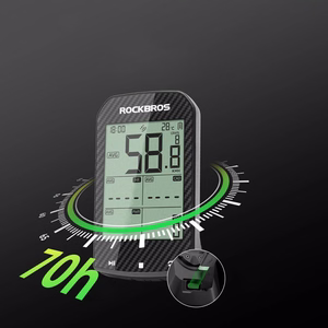 Rockbros M1Pro Bluetooth GPS Bike Computer IPX6 - Black