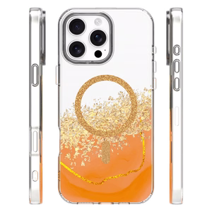 Epoxy Mag suojakuori iPhone 16 Pro 6,3" oranssi