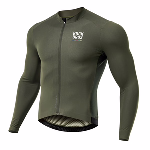 Rockbros 15220003003 ROAD TO SKY men's cycling jersey long sleeve M - green