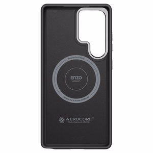 Spigen Enzo Aramid GP-FPS938PGABW silikonikotelo sisäänrakennetulla MagFit-sormuksella Samsung Galaxy S25 Ultra - Musta