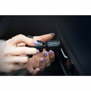 Magneettinen autopuhelinteline MagSafe-yhteensopiva Forcell F-Grip PrecisionX tuulilasi / kojelauta / ilmaventtiili musta