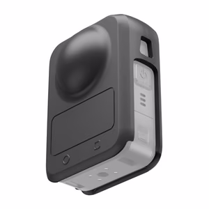 Silikoninen suojakuori objektiivin kannella PULUZ DJI Osmo 360 (musta)