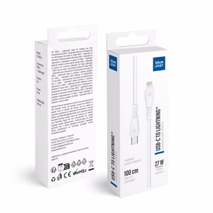 Kaapeli USB C - Lightning Blue Star 3A 27W 1 m PJ-DQ2-C valkoinen