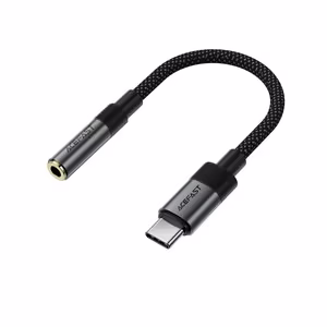 Acefast J12 USB-C to 3.5mm mini jack adapter - black