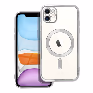 ELECTRO MAG COVER -suojakuori, MagSafe-yhteensopiva – iPhone 11, hopea