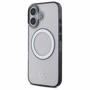 Mercedes Printed Logo MagSafe Suojakuori iPhone 16:lle - kirkas