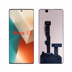 LCD-naytto yhteensopiva Xiaomi Redmi Note 13 4G / Note 14 5G / Poco M7 Pro 5G musta HQ