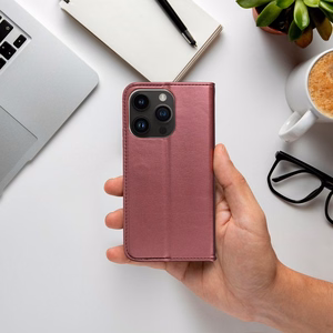 SMART MAGNETO Kirjasuojakuori IPHONE 16 Plus:lle viininpunainen