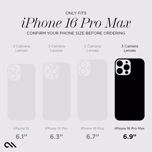 Case-Mate Waterfall MagSafe suojakuori iPhone 16 Pro Max -laitteelle, hopeanvärinen