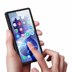 Dux Ducis Kind -suojakuori laitteelle Samsung Galaxy Z Fold 8 Ultra / Z Fold 7, tuella, MagSafe-yhteensopiva – musta