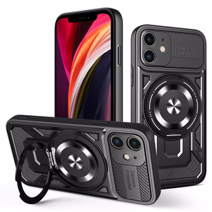 Defender Armor Mag -kotelo iPhone 12 6,1', musta