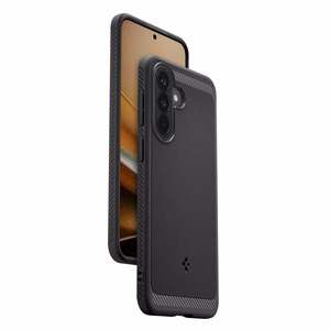 Spigen Rugged Armor -suojakuori Samsung Galaxy A57 5G:lle - musta