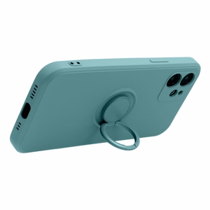 Silikoninen Ring-suojakuori mallille iPhone 17 Pro Max / 18 Pro Max – vihreä