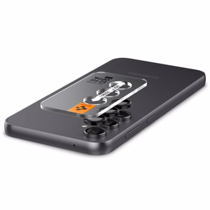 Spigen Glas.tR EZ Fit Optik kameran suoja Samsung Galaxy S23 FE:lle - musta 2 kpl