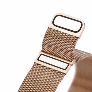 Dux Ducis MILANESE ranneke ruostumaton teräs magneettinen 22 mm kultainen