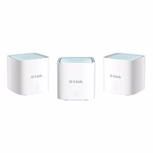 D-Link EAGLE PRO AI AX1500 Mesh System M15-3 (3-pack) 802.11ax 1200+300 Mbit/s 10/100/1000 Mbit/s Ethernet LAN (RJ-45) ports 1 Mesh Support Yes MU-MiMO Yes No mobile broadband Antenna type 2 x 2.4G WLAN Internal Antenna, 2 x 5G WLAN Internal Antenna