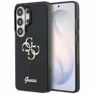 Guess Suojakuori IML Big Metal 4G Script Samsung Galaxy S26 Ultra -puhelimelle musta
