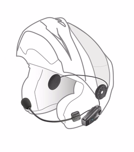 Interphone U-COM 8R Motorbike intercom 1600 m Black