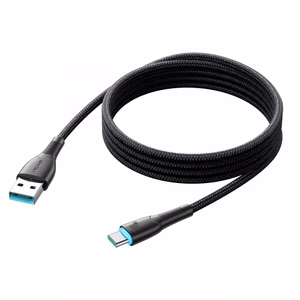 Joyroom Starry series SA32-AC6 100W USB-A / USB-C kaapeli 1m - musta
