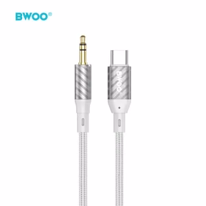 BWOO AUX-kaapeli Type C - 3.5mm Jack ääni AUX074