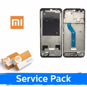 LCD Display Compatible with Xiaomi Redmi 14C 4G / Poco C75 black with Frame (Service Pack)