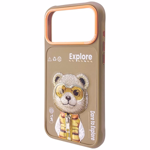 Nimmy Cool&Cute 2.0 Bear Suojakuori iPhone 17 Pro Max:lle - Beige