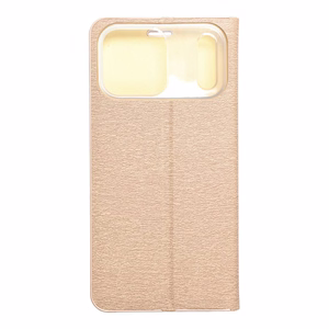 Läppäsuojakuori iPhone 17 PRO MAX:lle Luna Book Gold kultainen