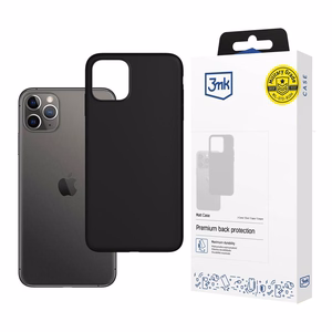 3mk Matt Case -suojakuori iPhone 11 Pro Max:lle - musta