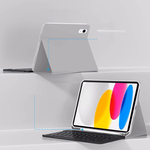 Tech-Protect SC Pen + Keyboard Suojakuori iPad 10.9 2022 (10. sukupolvi) / 11 2025 (11. sukupolvi):lle - harmaa