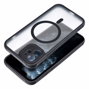 Case for iPhone 11 PRO MAX Full Matte Mag Cover compatible with MagSafe black