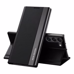 Sleep Case Pro Suojakuori Samsung Galaxy S23+:lle läppäjalusta musta