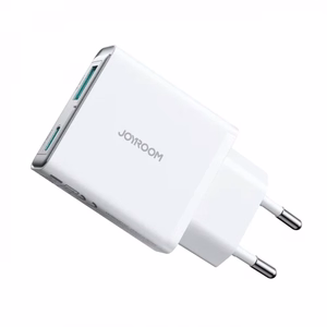Charger Joyroom Super Slim (TCF14) (1xUSB-C;1xUSB 3A 20W) white