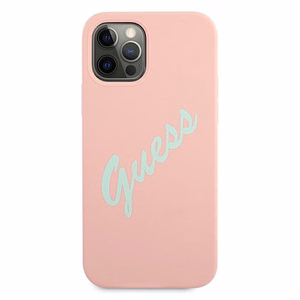 Guess GUHCP12MLSVSPG iPhone 12/12 Pro 6.1" rose green/green pink hardcase Silicone Vintage