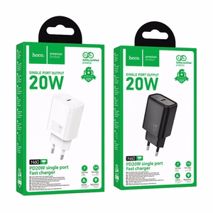Laturi Hoco USB-C QC PD 20W N60 valkoinen